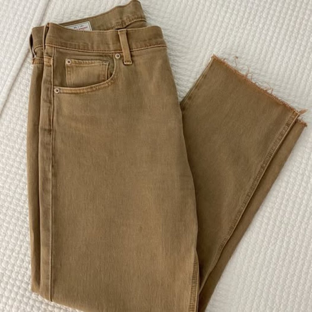 GAP Women's Cheeky Straight High Rise Jeans (Size 14) L